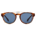 Giorgio Armani - Panto Glasses with Clip - Tortoiseshell Brown - Sunglasses - Giorgio Armani Eyewear