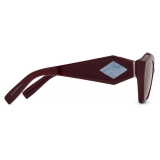 Giorgio Armani - Occhiali da Sole Donna Forma a Farfalla - Bordeaux - Occhiali da Sole - Giorgio Armani Eyewear