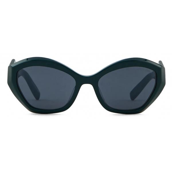 Giorgio Armani - Women’s Irregular-Shaped Sunglasses - Green - Sunglasses - Giorgio Armani Eyewear