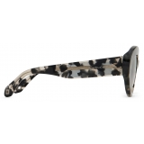 Giorgio Armani - Women’s Oval Sunglasses - Tortoiseshell Black - Sunglasses - Giorgio Armani Eyewear