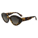 Giorgio Armani - Women’s Oval Sunglasses - Tortoiseshell Yellow - Sunglasses - Giorgio Armani Eyewear