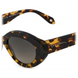 Giorgio Armani - Women’s Oval Sunglasses - Tortoiseshell Yellow - Sunglasses - Giorgio Armani Eyewear