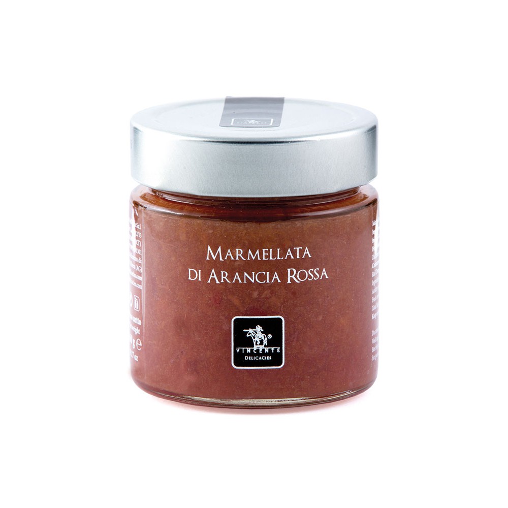 Vincente Delicacies - Marmellata di Arancia Rossa di Sicilia - Marmellate e Confetture Artigianali