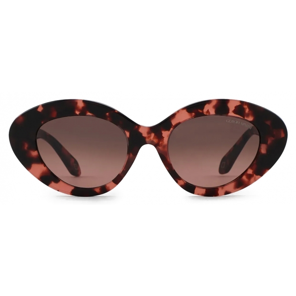 Giorgio Armani - Women’s Oval Sunglasses - Tortoiseshell Pink - Sunglasses - Giorgio Armani Eyewear