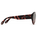 Giorgio Armani - Women’s Oval Sunglasses - Tortoiseshell Pink - Sunglasses - Giorgio Armani Eyewear