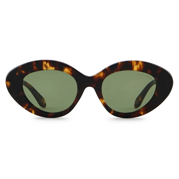 Giorgio Armani - Women’s Oval Sunglasses - Tortoiseshell Orange - Sunglasses - Giorgio Armani Eyewear