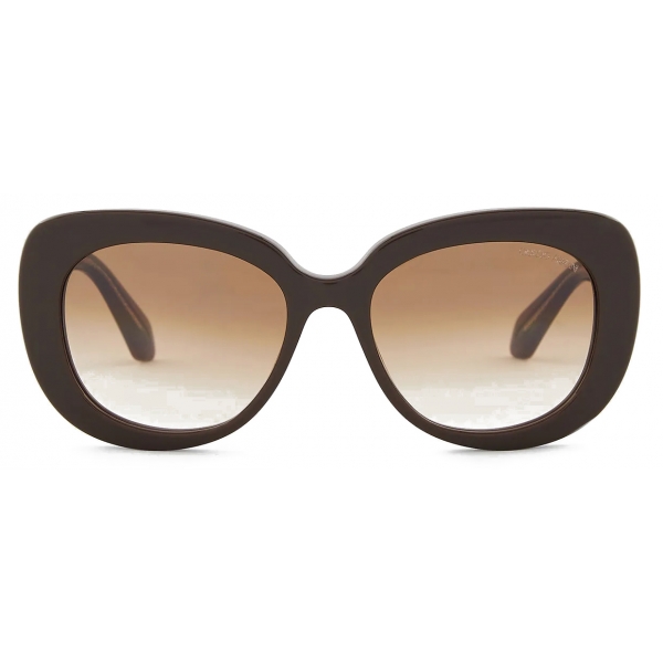 Giorgio Armani - Occhiali da Sole Donna Forma Ovale - Marrone - Occhiali da Sole - Giorgio Armani Eyewear