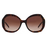 Giorgio Armani - Women’s Oversized Sunglasses - Tortoiseshell Brown - Sunglasses - Giorgio Armani Eyewear