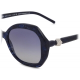 Giorgio Armani - Women’s Oversized Sunglasses - Tortoiseshell Blue - Sunglasses - Giorgio Armani Eyewear