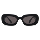 Giorgio Armani - Occhiali da Sole Donna Forma Rettangolare - Nero - Occhiali da Sole - Giorgio Armani Eyewear