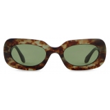 Giorgio Armani - Women’s Rectangular Sunglasses - Tortoiseshell Green - Sunglasses - Giorgio Armani Eyewear
