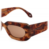 Giorgio Armani - Women’s Rectangular Sunglasses - Tortoiseshell Yellow - Sunglasses - Giorgio Armani Eyewear