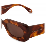 Giorgio Armani - Women’s Rectangular Sunglasses - Tortoiseshell Brown - Sunglasses - Giorgio Armani Eyewear