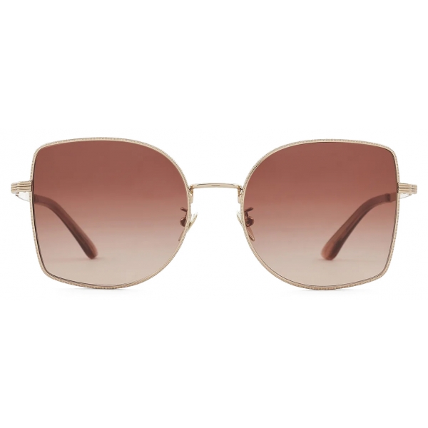 Giorgio Armani - Women’s Square Sunglasses - Pale Gold Brown Gradient - Sunglasses - Giorgio Armani Eyewear