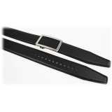 Goldfels - Palladium I - Calfskin Jet Black - Nero - Cintura - Made in Italy - Luxury Exclusive Collection