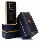 Goldfels - Palladium I - Calfskin Jet Black - Black - Belt - Made in Italy - Luxury Exclusive Collection