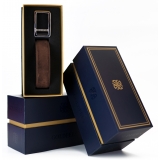 Goldfels - Palladium I - Suede Havana Brown - Brown - Belt - Made in Italy - Luxury Exclusive Collection