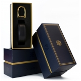 Goldfels - Gold II - Calfskin Jet Black - Black - Belt - Made in Italy - Luxury Exclusive Collection