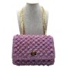 CapriNina - Ninetta Silke - Borsa Pregiata Relizzata a Mano a Capri - Lilla - Handmade in Italy - Exclusive Luxury
