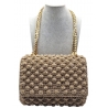 CapriNina - Ninetta Versy - Borsa Pregiata Relizzata a Mano a Capri - Oro - Handmade in Italy - Exclusive Luxury