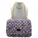 CapriNina - Ninetta Versy - Fine Bag Handmade in Capri - Violet Green - Handmade in Italy - Exclusive Luxury