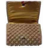 CapriNina - Ninetta Silke - Fine Bag Handmade in Capri - Gold - Handmade in Italy - Exclusive Luxury