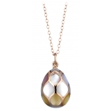 Tsars Collection - Necklace in Gold Mother of Pearl 427 - Handmade in Swiss - Luxury Exclusive Collection