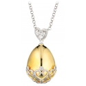 Tsars Collection - Gold Necklace with Golden Hearts - Handmade in Swiss - Luxury Exclusive Collection