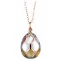 Tsars Collection - Necklace in Gold Mother of Pearl 427 - Handmade in Swiss - Luxury Exclusive Collection