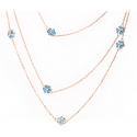 Tsars Collection - Tamara Romantic Garden Necklace 120 cm - Handmade in Swiss - Luxury Exclusive Collection