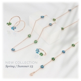 Tsars Collection - Tamara Romantic Garden Necklace 120 cm - Handmade in Swiss - Luxury Exclusive Collection