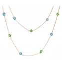 Tsars Collection - Tamara Romantic Garden Necklace 90 cm - Handmade in Swiss - Luxury Exclusive Collection