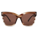 Giorgio Armani - Women’s Square Sunglasses - Brown - Sunglasses - Giorgio Armani Eyewear