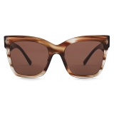 Giorgio Armani - Women’s Square Sunglasses - Brown - Sunglasses - Giorgio Armani Eyewear