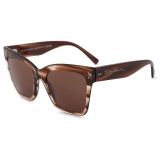 Giorgio Armani - Women’s Square Sunglasses - Brown - Sunglasses - Giorgio Armani Eyewear