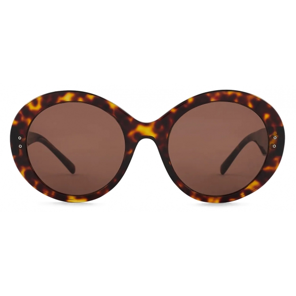 Giorgio Armani - Women’s Round Sunglasses - Havana Brown - Sunglasses - Giorgio Armani Eyewear