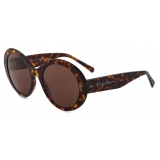 Giorgio Armani - Women’s Round Sunglasses - Havana Brown - Sunglasses - Giorgio Armani Eyewear