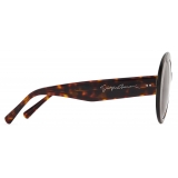 Giorgio Armani - Women’s Round Sunglasses - Havana Brown - Sunglasses - Giorgio Armani Eyewear