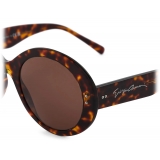 Giorgio Armani - Women’s Round Sunglasses - Havana Brown - Sunglasses - Giorgio Armani Eyewear