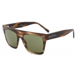 Giorgio Armani - Unisex Square Sunglasses - Striped Brown - Sunglasses - Giorgio Armani Eyewear