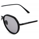 Giorgio Armani - Men’s Panto Sunglasses - Black - Sunglasses - Giorgio Armani Eyewear