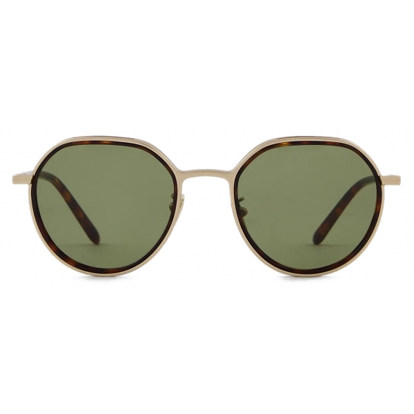 Giorgio Armani - Occhiali da Sole Uomo Forma Phantos - Oro Chiaro Verde - Occhiali da Sole - Giorgio Armani Eyewear