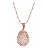 Tsars Collection - Pink 9nine Silver Necklace - Handmade in Swiss - Luxury Exclusive Collection