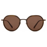 Giorgio Armani - Men’s Panto Sunglasses - Matte Bronze Brown - Sunglasses - Giorgio Armani Eyewear