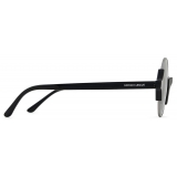 Giorgio Armani - Men’s Panto Sunglasses - Gunmetal Blue - Sunglasses - Giorgio Armani Eyewear