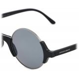 Giorgio Armani - Men’s Panto Sunglasses - Gunmetal Blue - Sunglasses - Giorgio Armani Eyewear