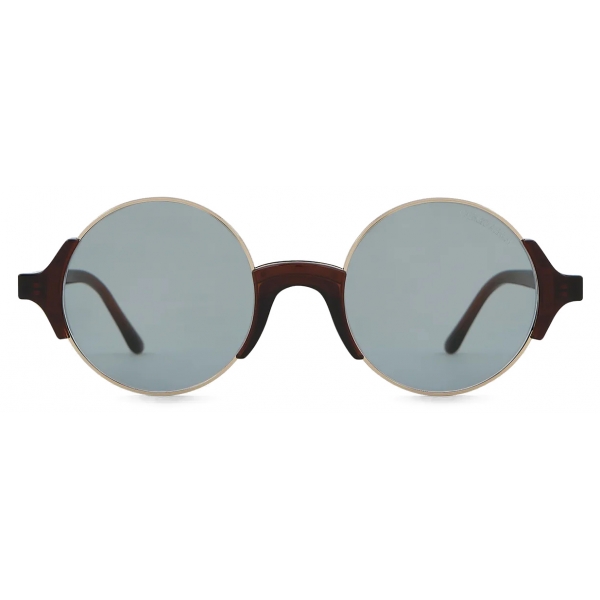 Giorgio Armani - Men’s Panto Sunglasses - Brown Green - Sunglasses - Giorgio Armani Eyewear