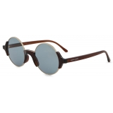 Giorgio Armani - Men’s Panto Sunglasses - Brown Green - Sunglasses - Giorgio Armani Eyewear