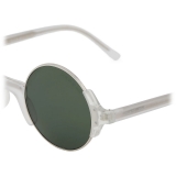 Giorgio Armani - Men’s Panto Sunglasses - Transparent Green - Sunglasses - Giorgio Armani Eyewear