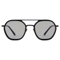 Giorgio Armani - Men’s Irregular-Shaped Sunglasses - Matte Black - Sunglasses - Giorgio Armani Eyewear